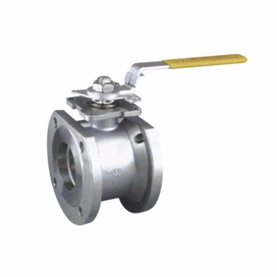 1pc flanged ball valve
